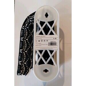 Vintage-Inspired Trim, Simplicity 3.2 inches x 6 yards, Polyester, Black - NEW